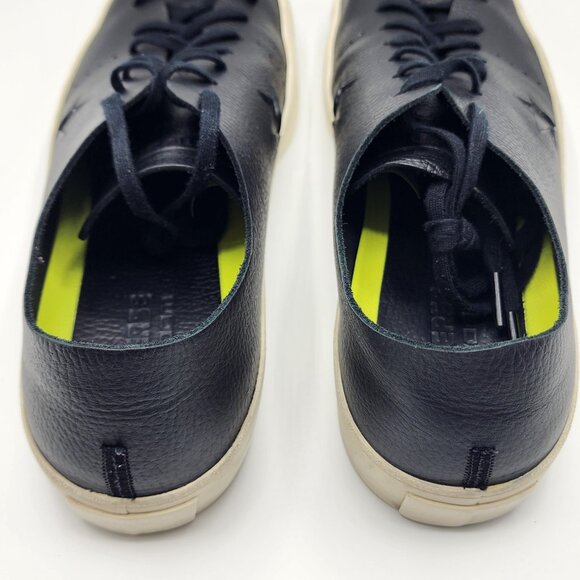 Converse One Star Prime OX Black Leather Low Top Sneakers - Picture 4 of 6